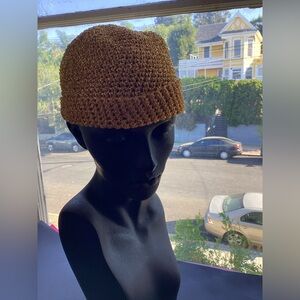 Vintage gold beanie